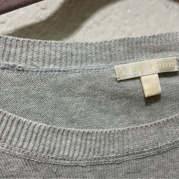 LISA TODD BIG TEASE Sweater Top Sequined details M HAIRSPRAY - Picture 4 of 7